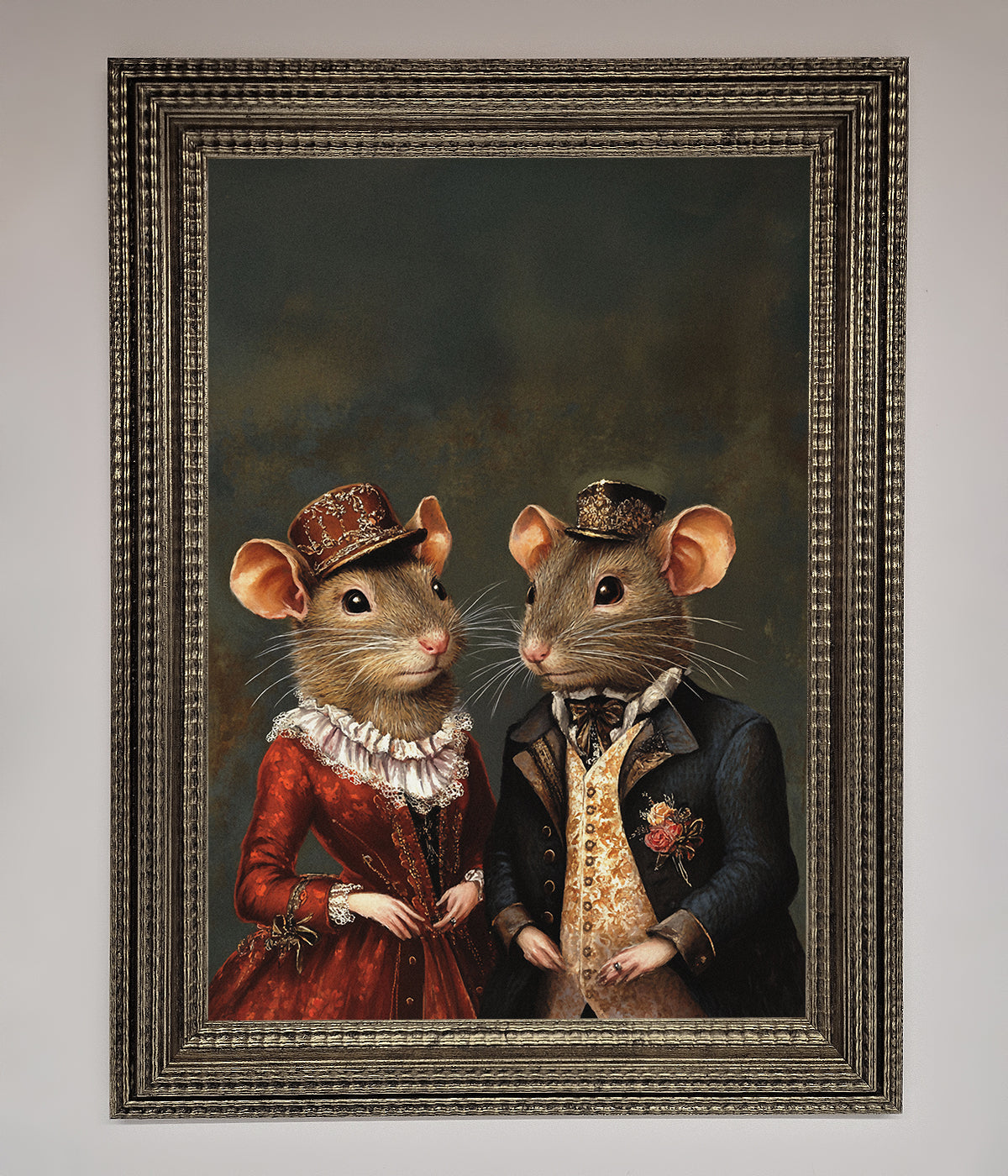 The Victorian Mice Framed Poster print