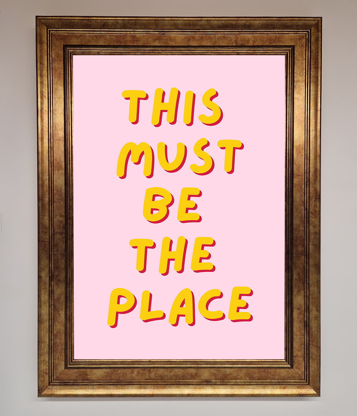 This Must Be The Place Framed Wall Art print