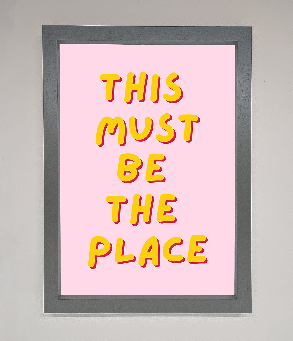 This Must Be The Place Framed Wall Art print