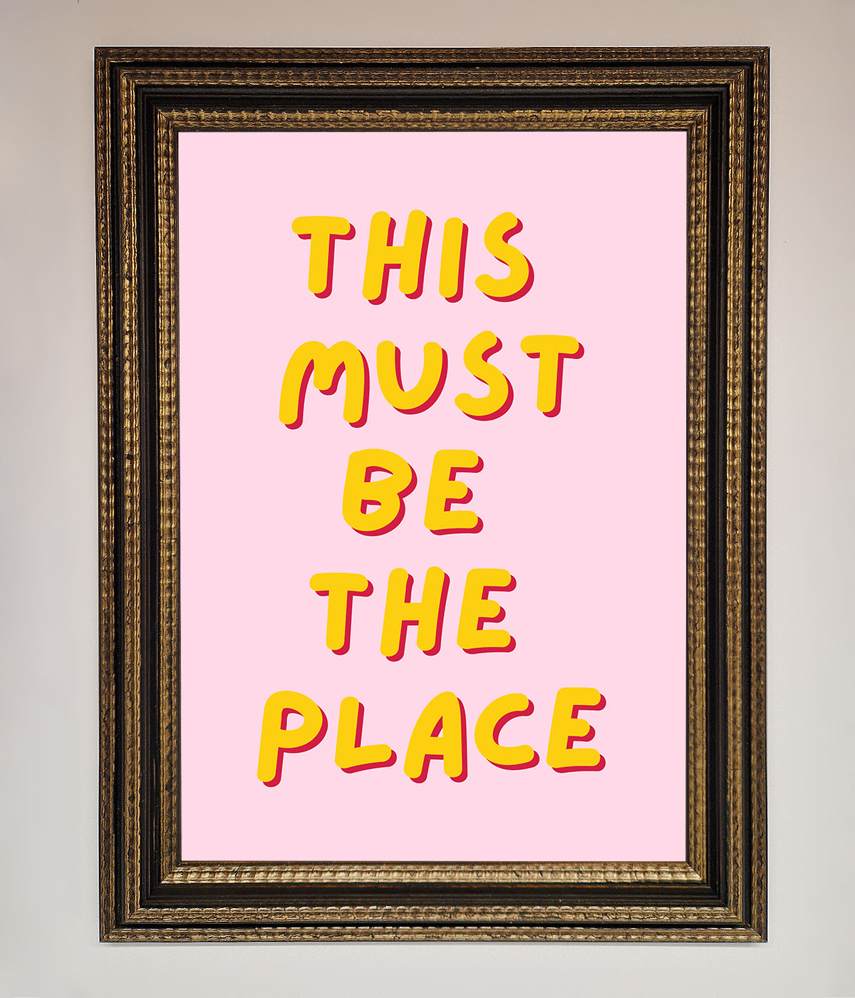 This Must Be The Place Framed Wall Art print