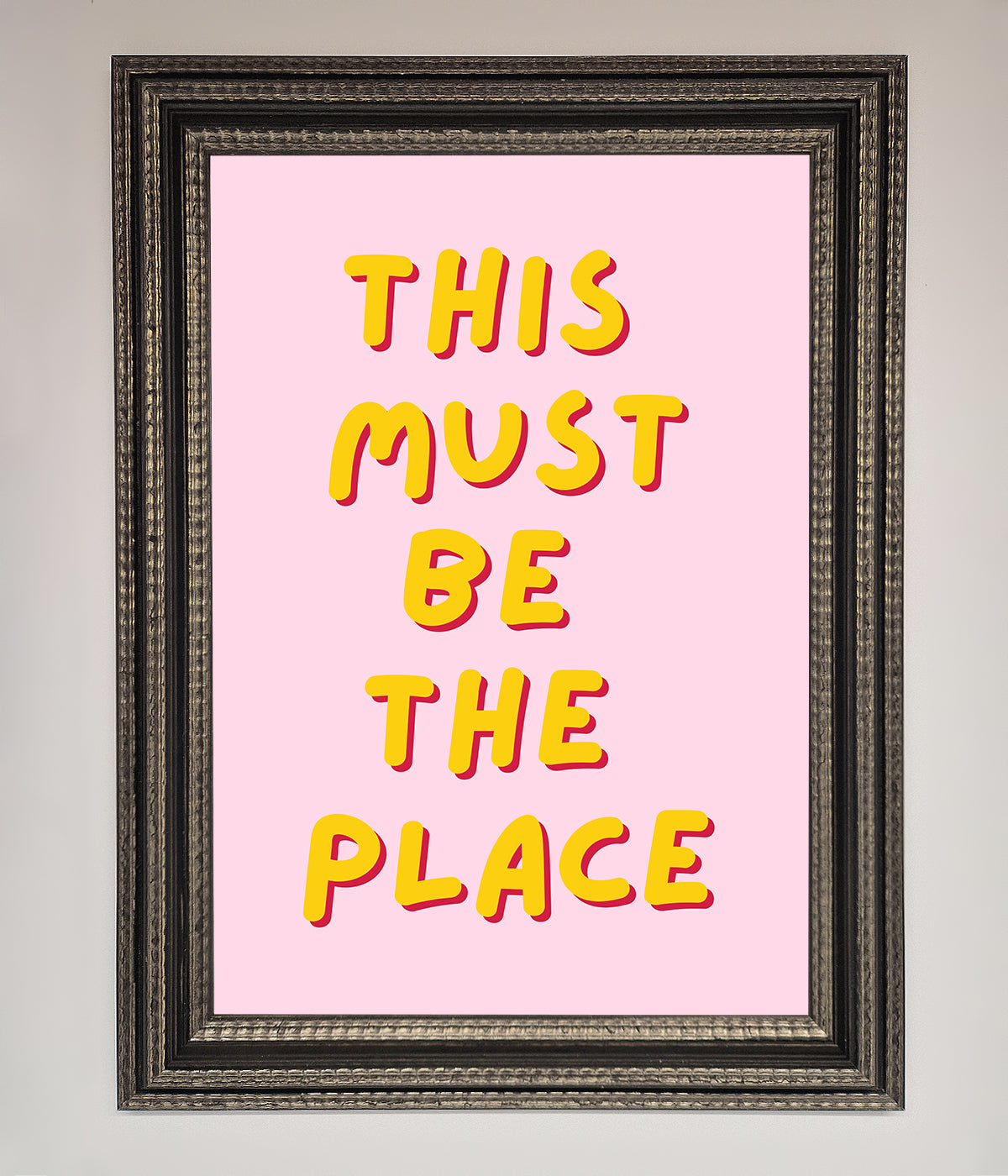 This Must Be The Place Framed Wall Art print