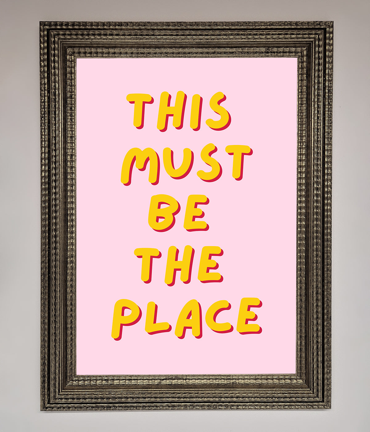 This Must Be The Place Framed Wall Art print