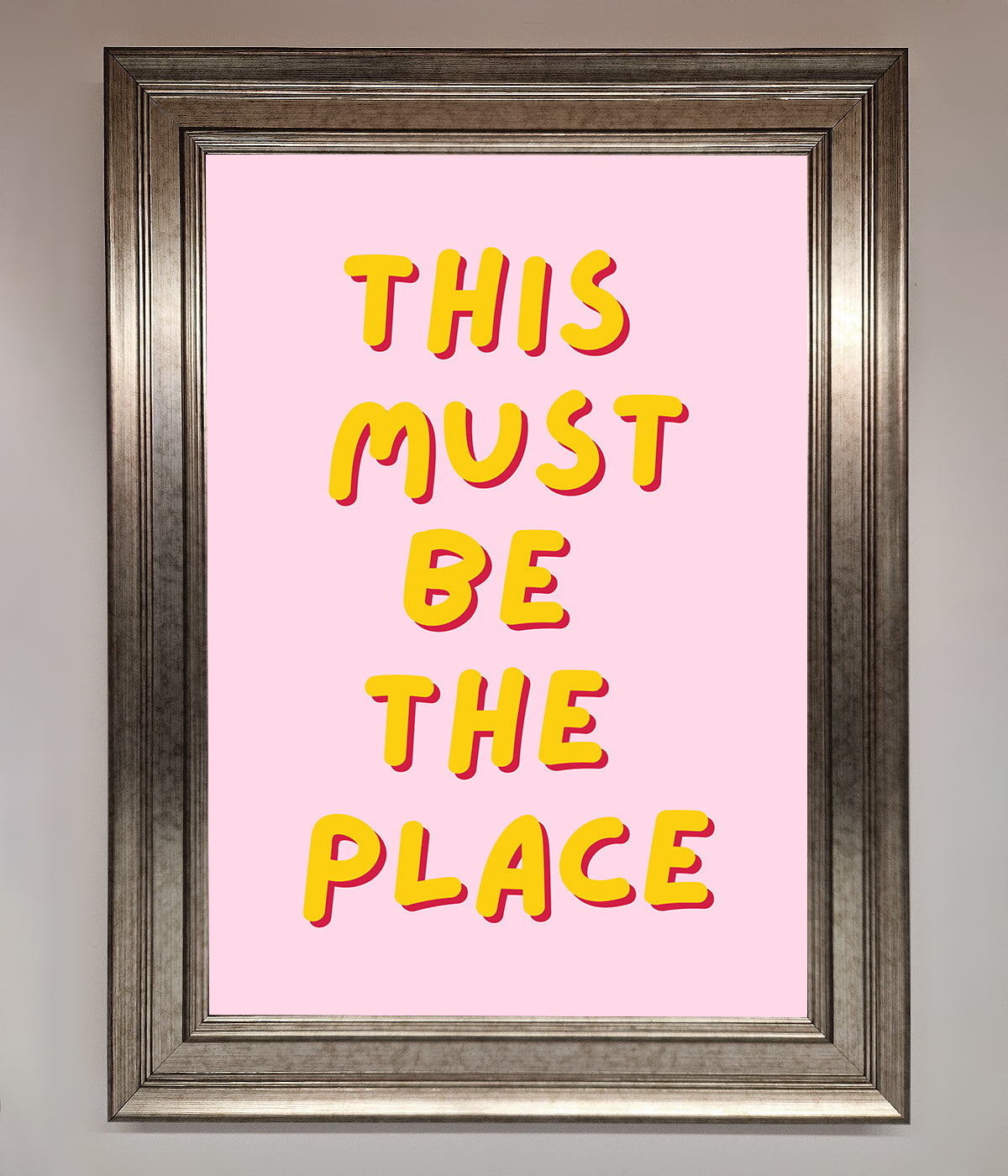 This Must Be The Place Framed Wall Art print