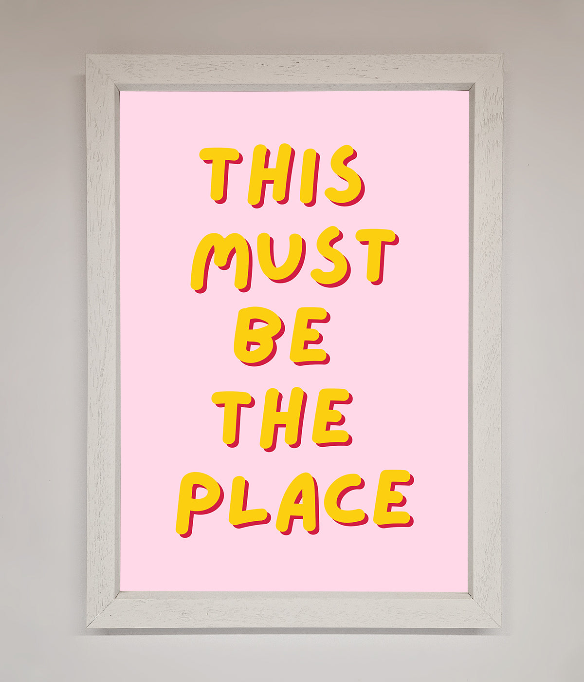 This Must Be The Place Framed Wall Art print