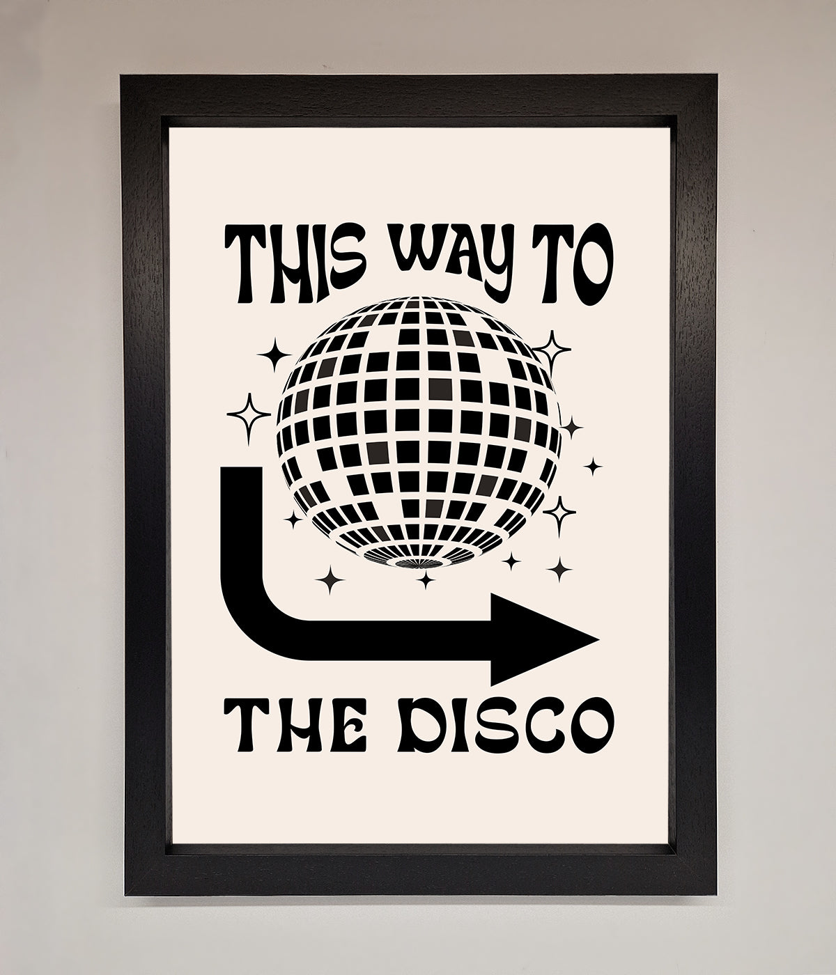 To The Disco Framed Poster print