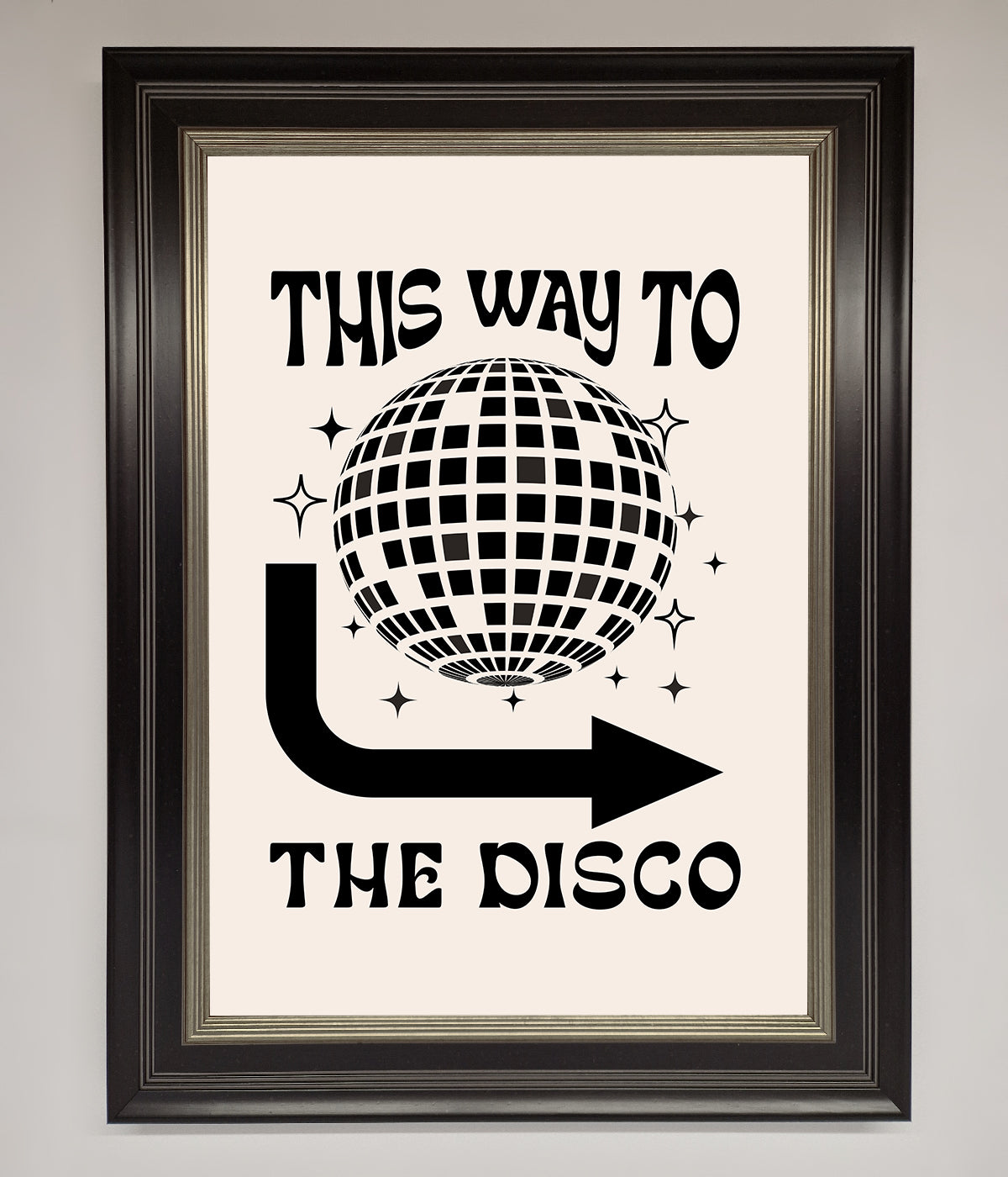 To The Disco Framed Poster print