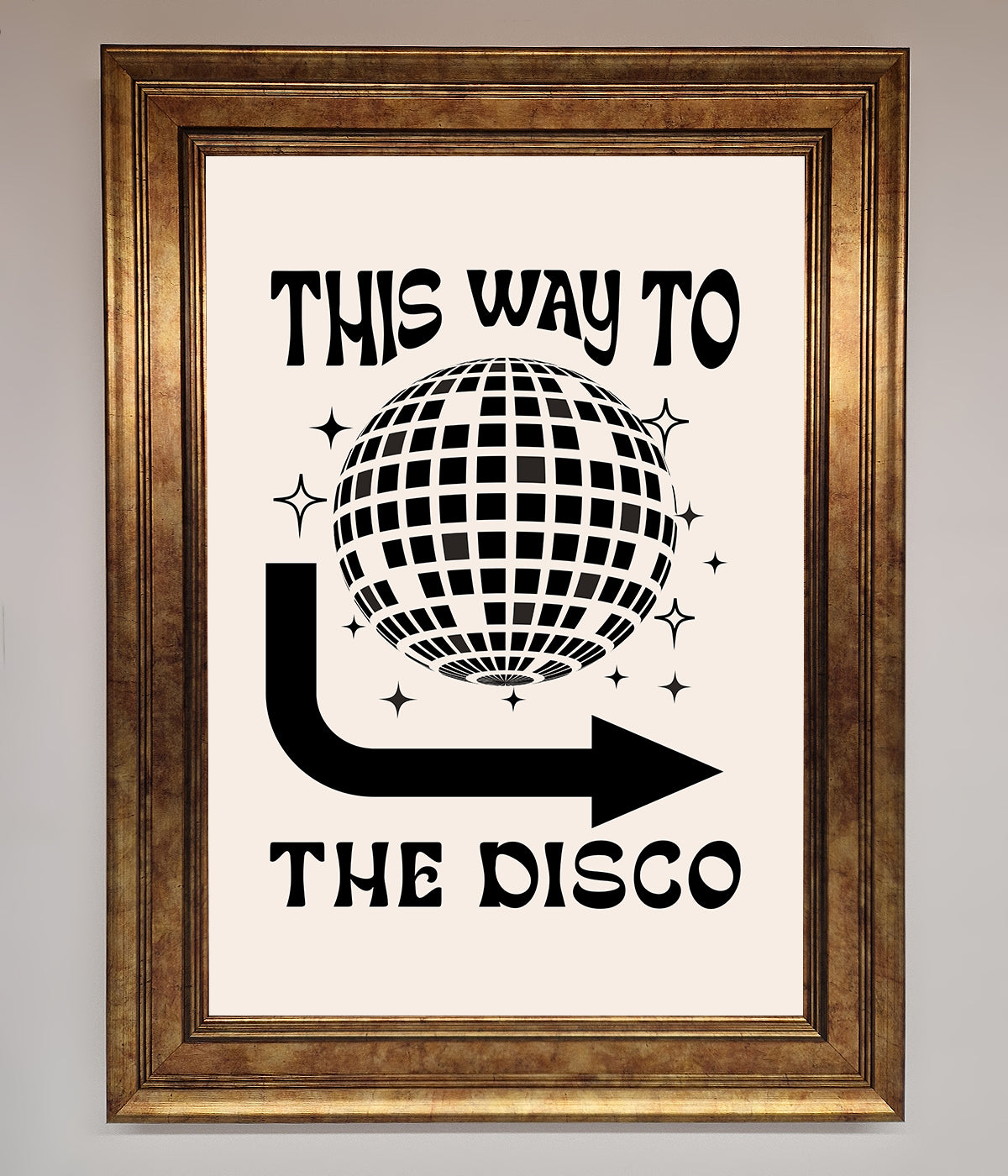 To The Disco Framed Poster print