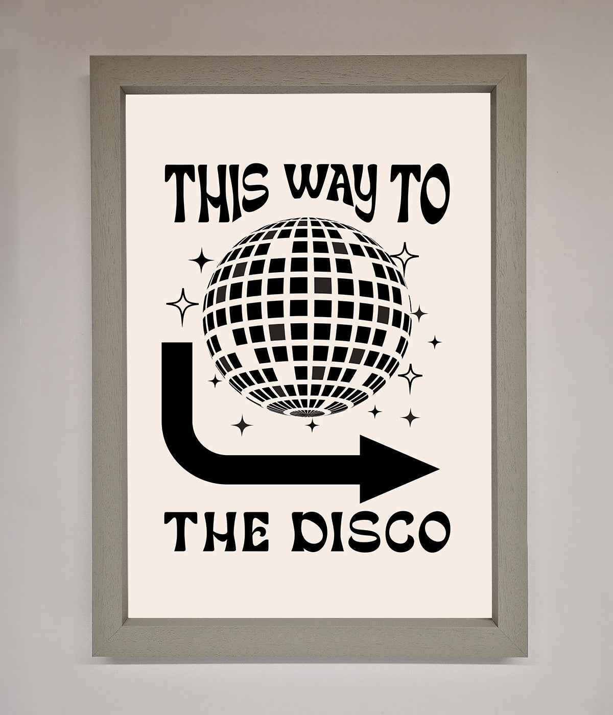 To The Disco Framed Poster print