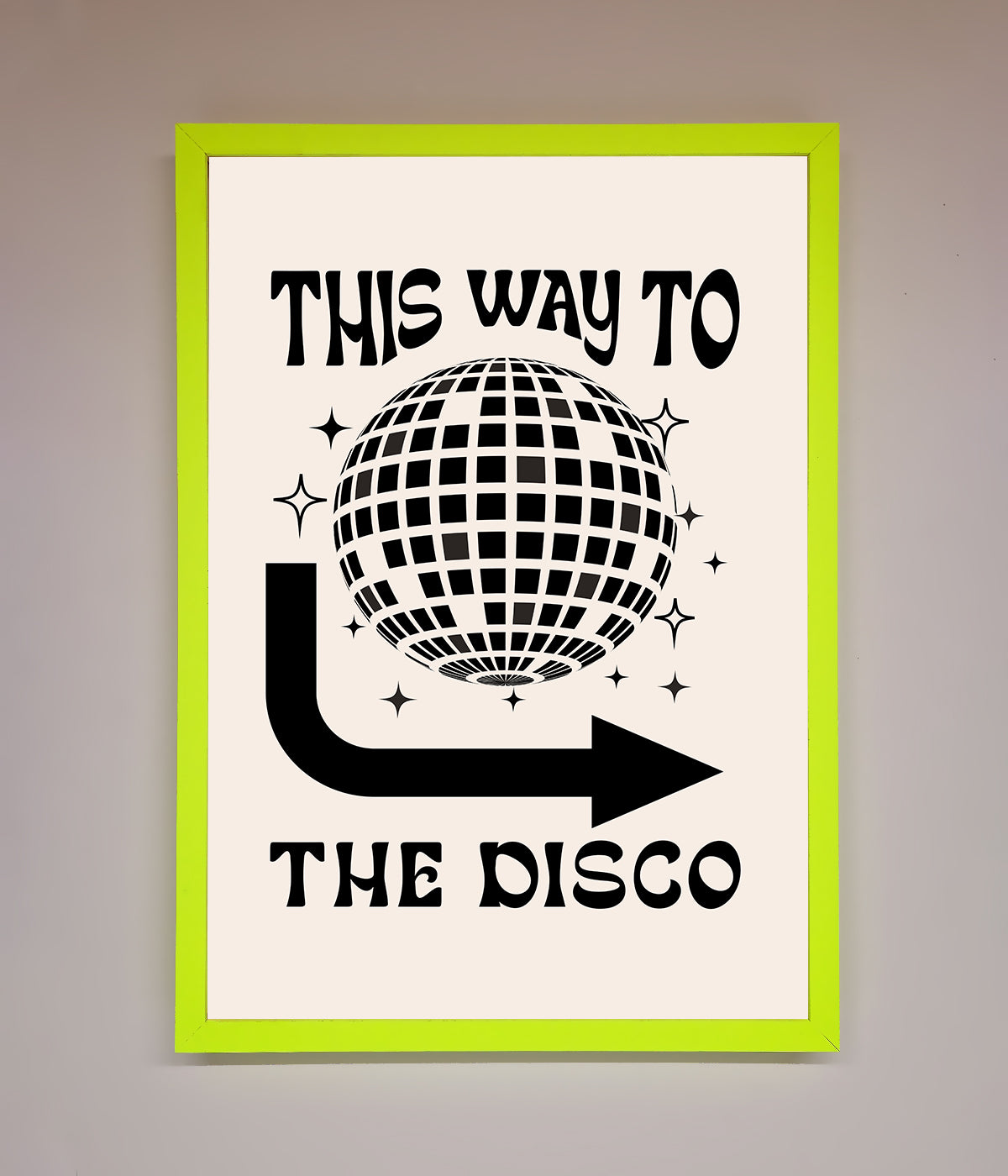 To The Disco Framed Poster print