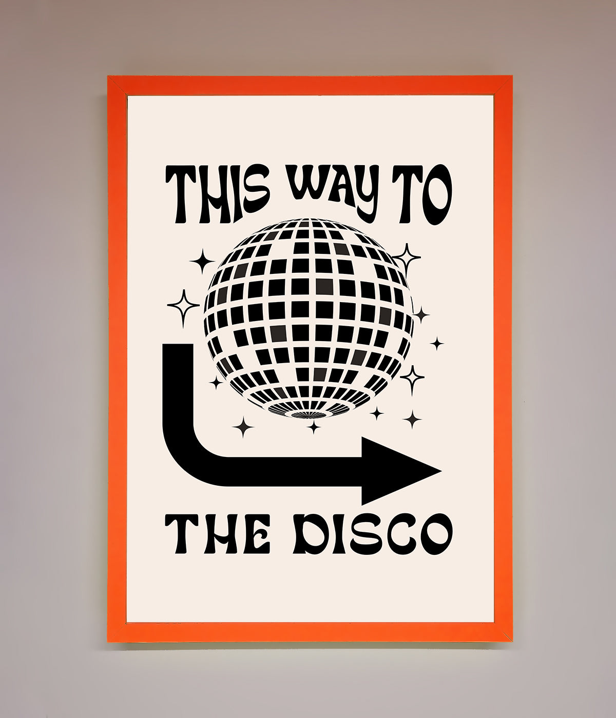 To The Disco Framed Poster print