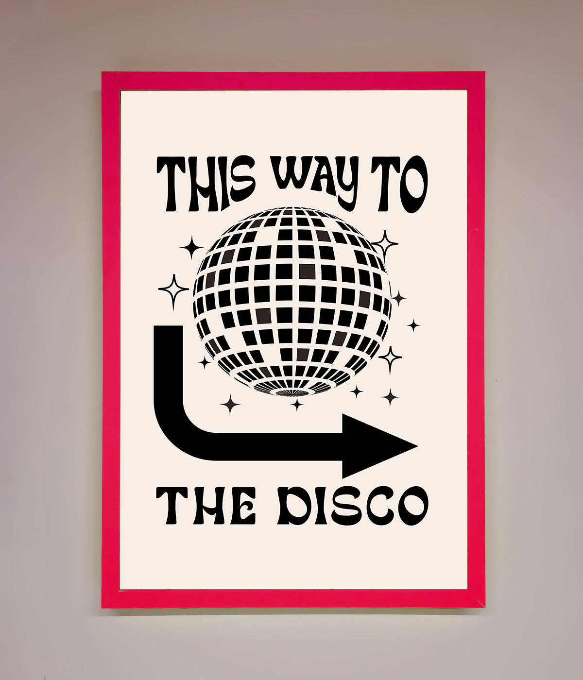 To The Disco Framed Poster print