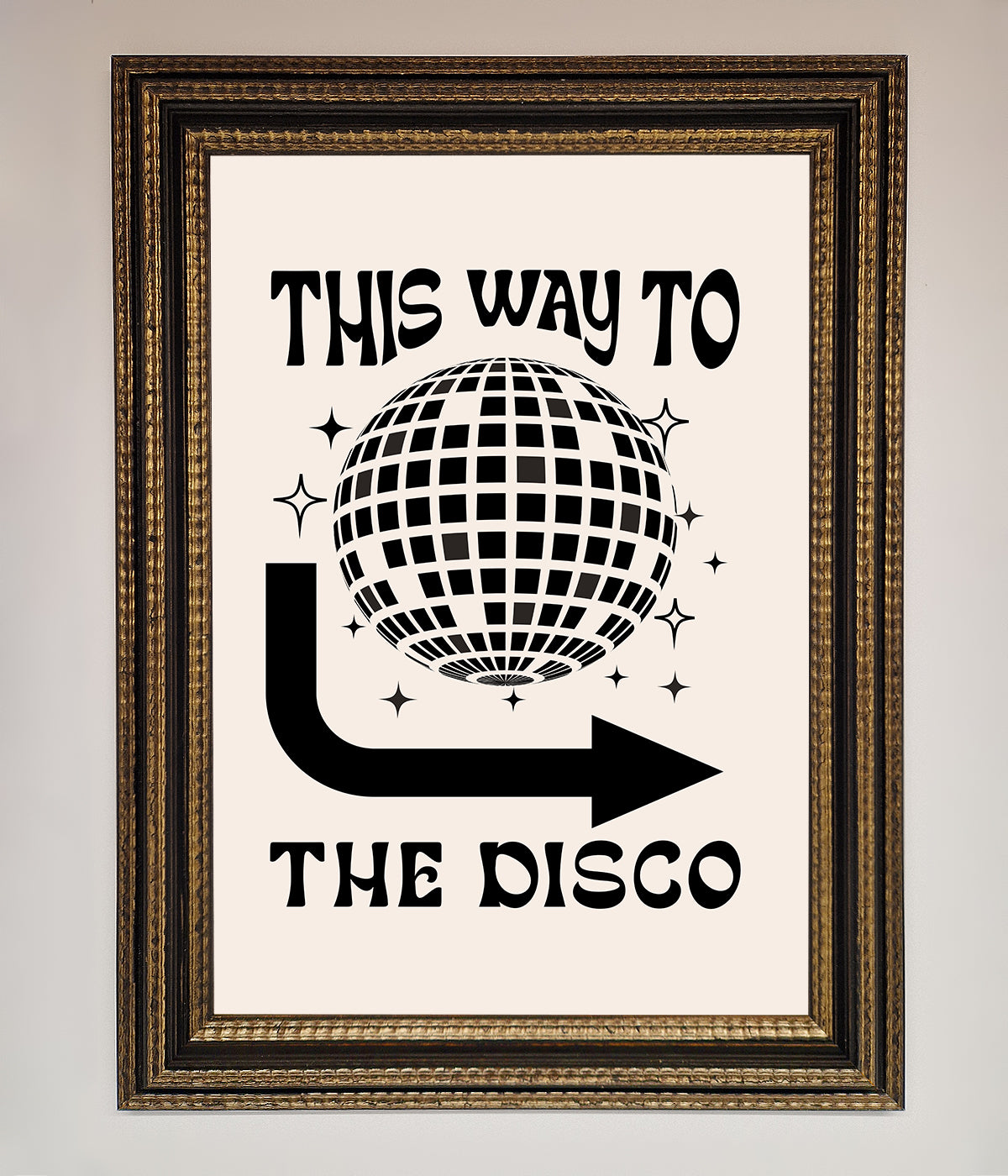 To The Disco Framed Poster print