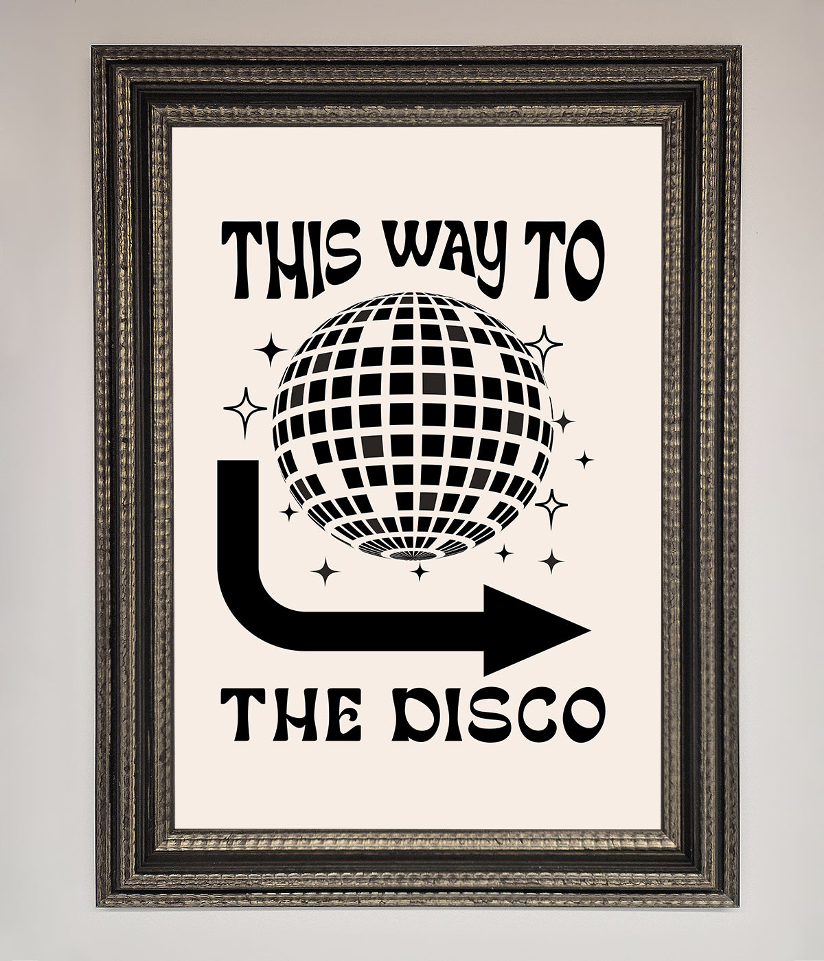 To The Disco Framed Poster print