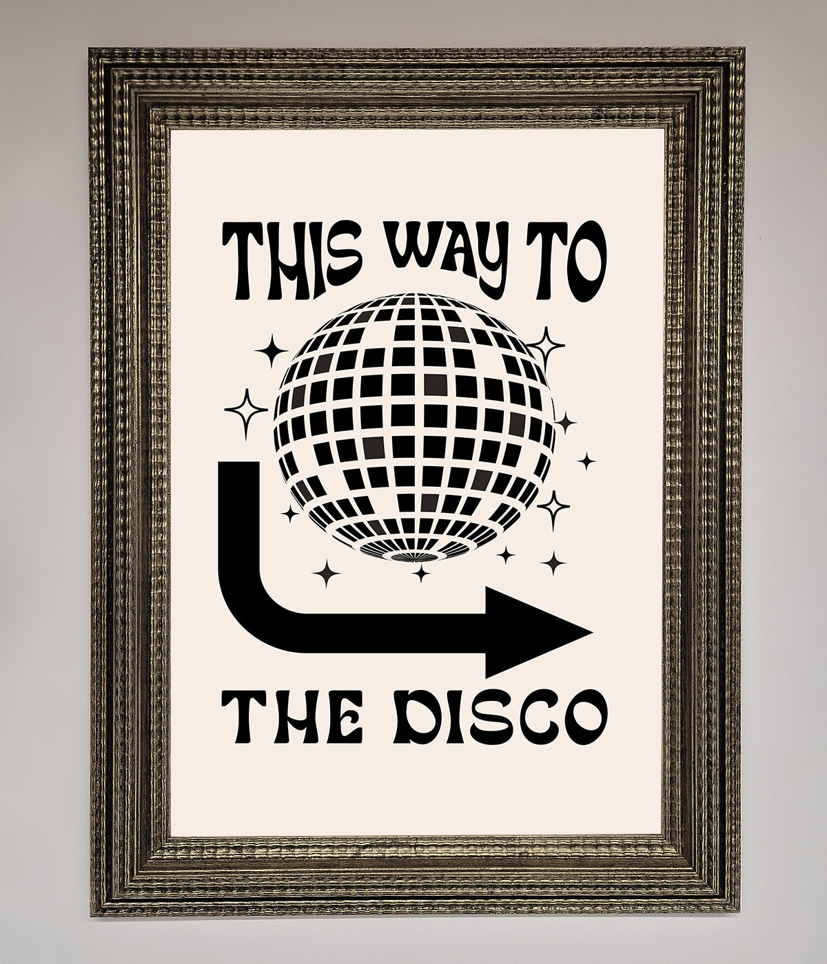 To The Disco Framed Poster print