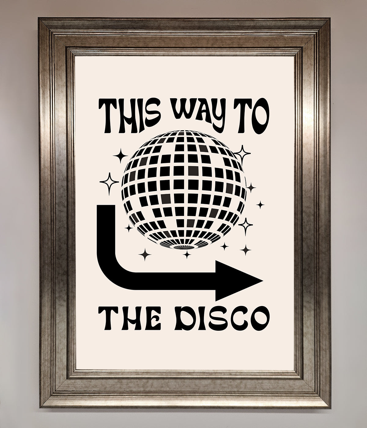 To The Disco Framed Poster print