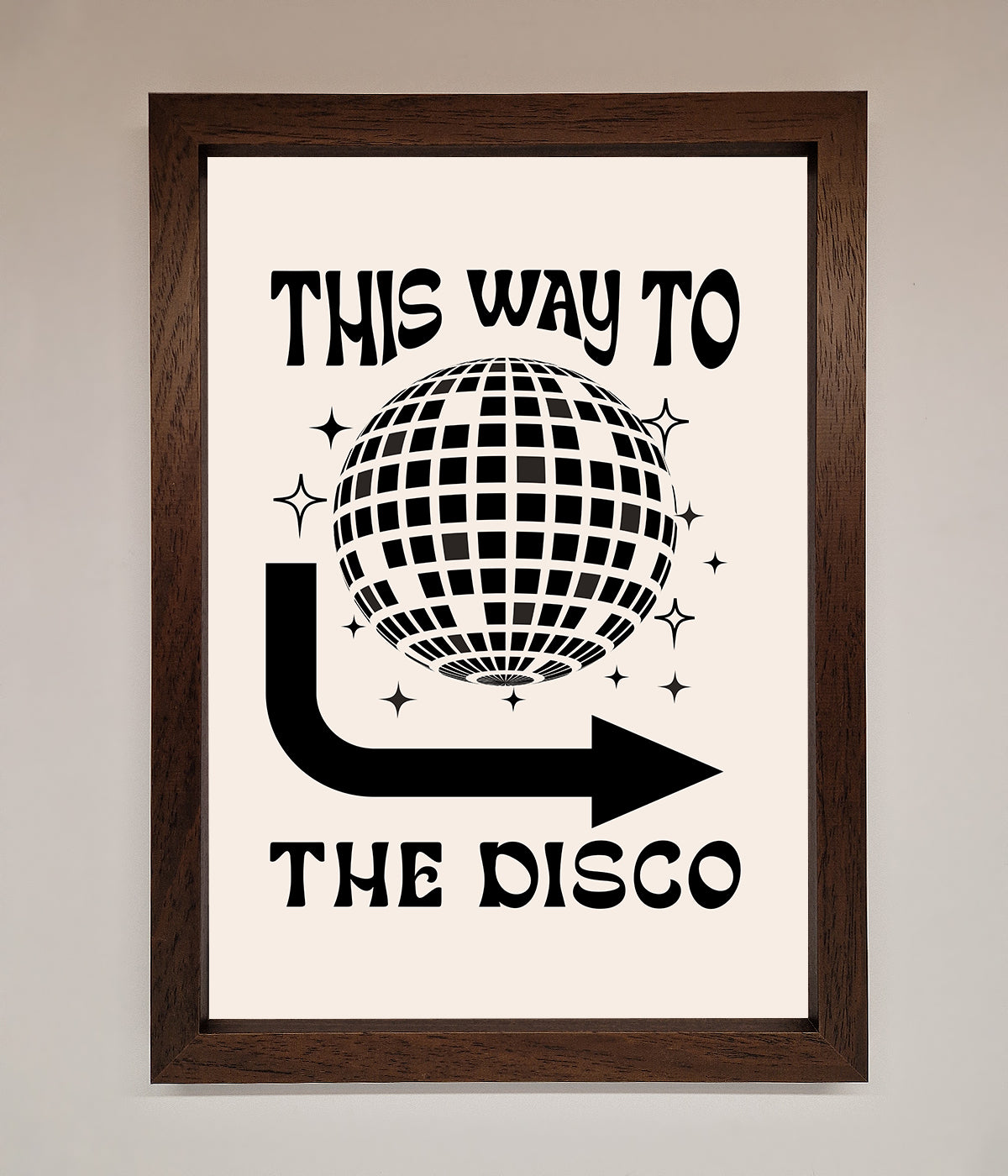 To The Disco Framed Poster print