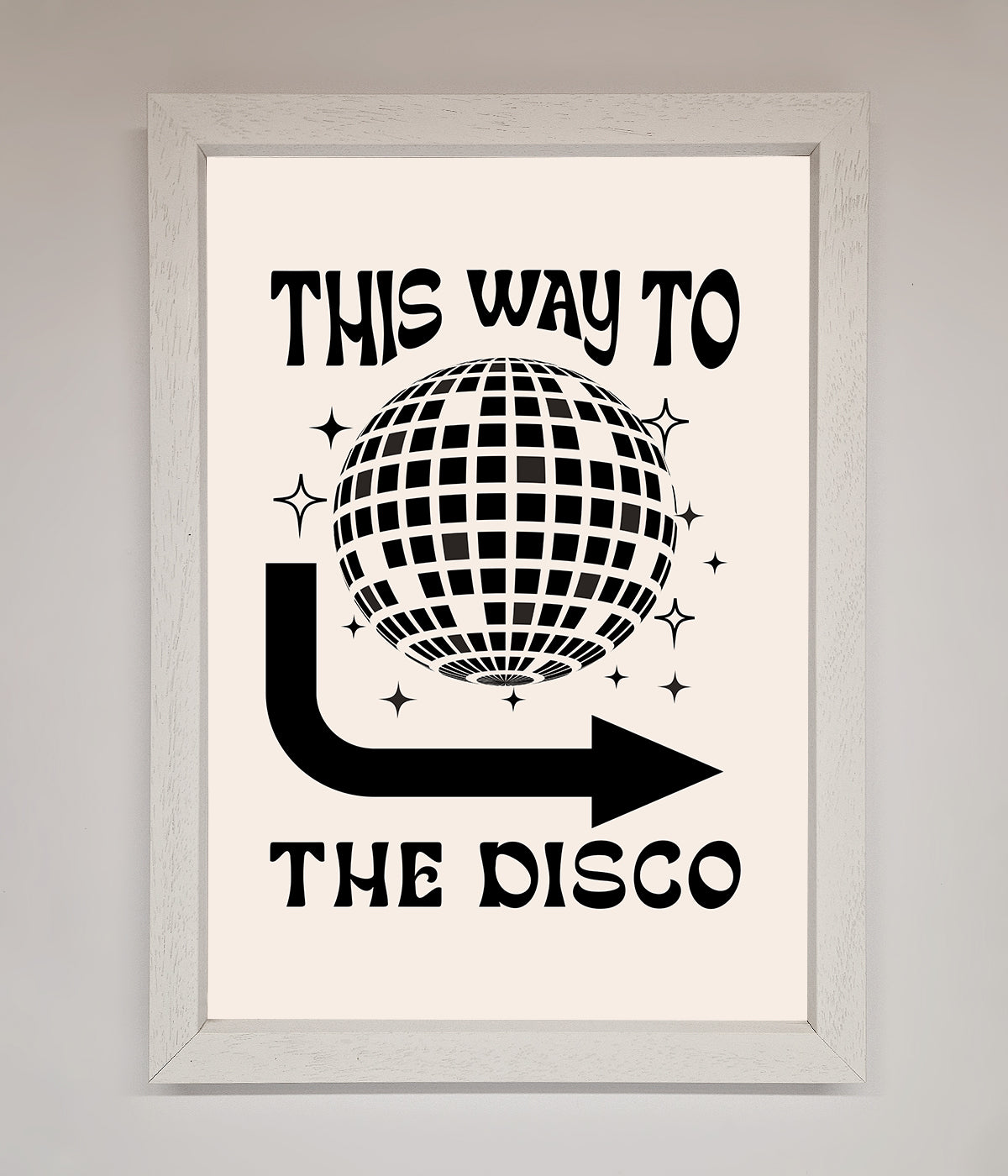 To The Disco Framed Poster print