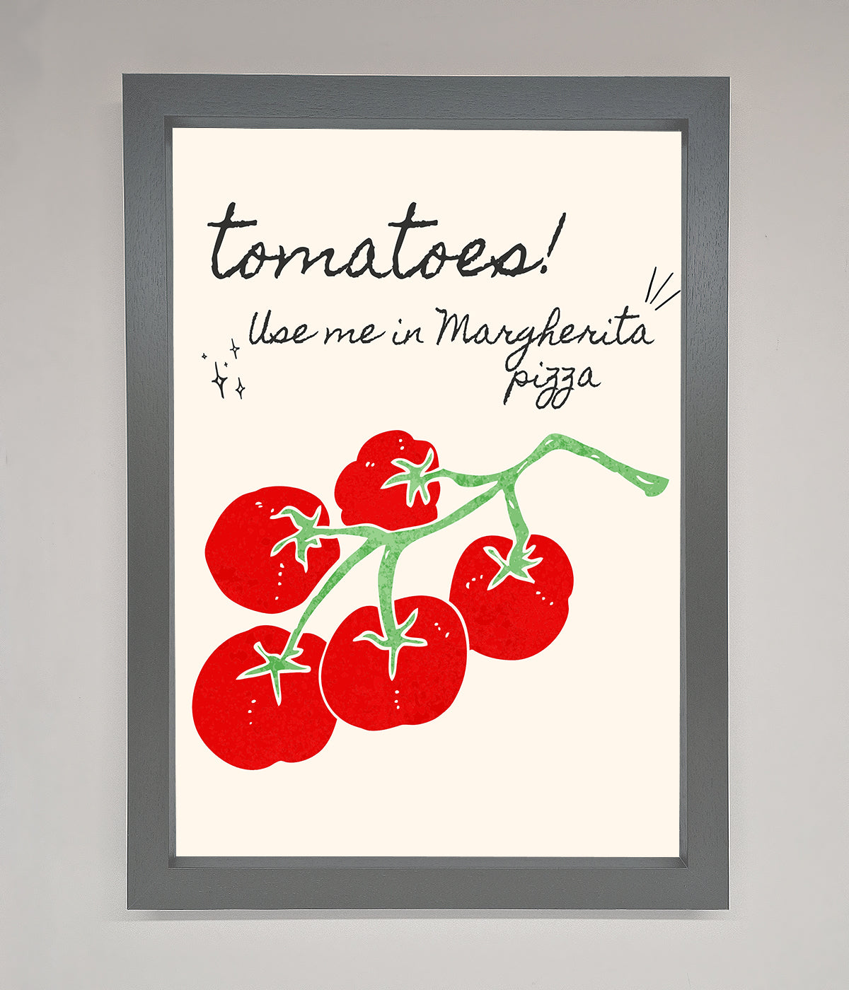 Tomatoes For Pizza Framed Poster print