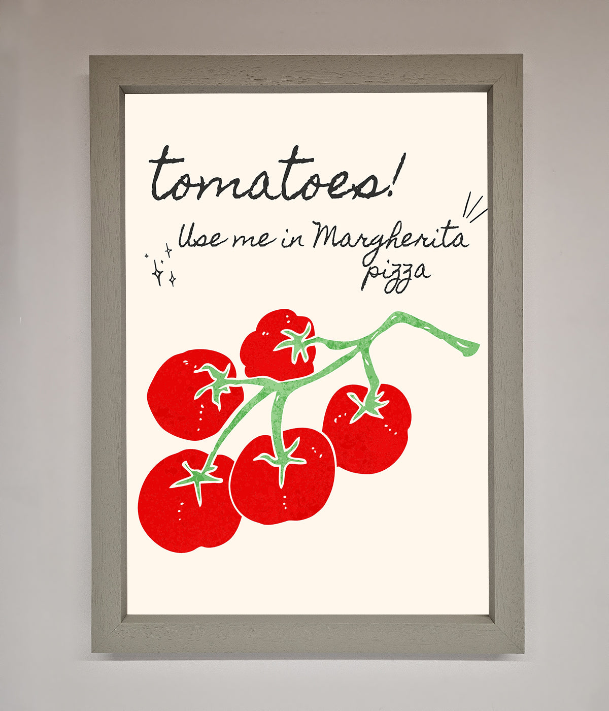 Tomatoes For Pizza Framed Poster print