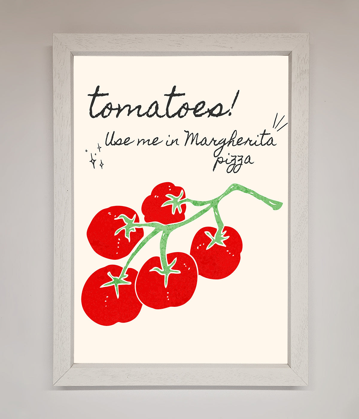 Tomatoes For Pizza Framed Poster print