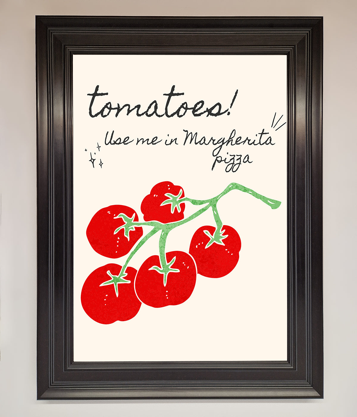 Tomatoes For Pizza Framed Poster print