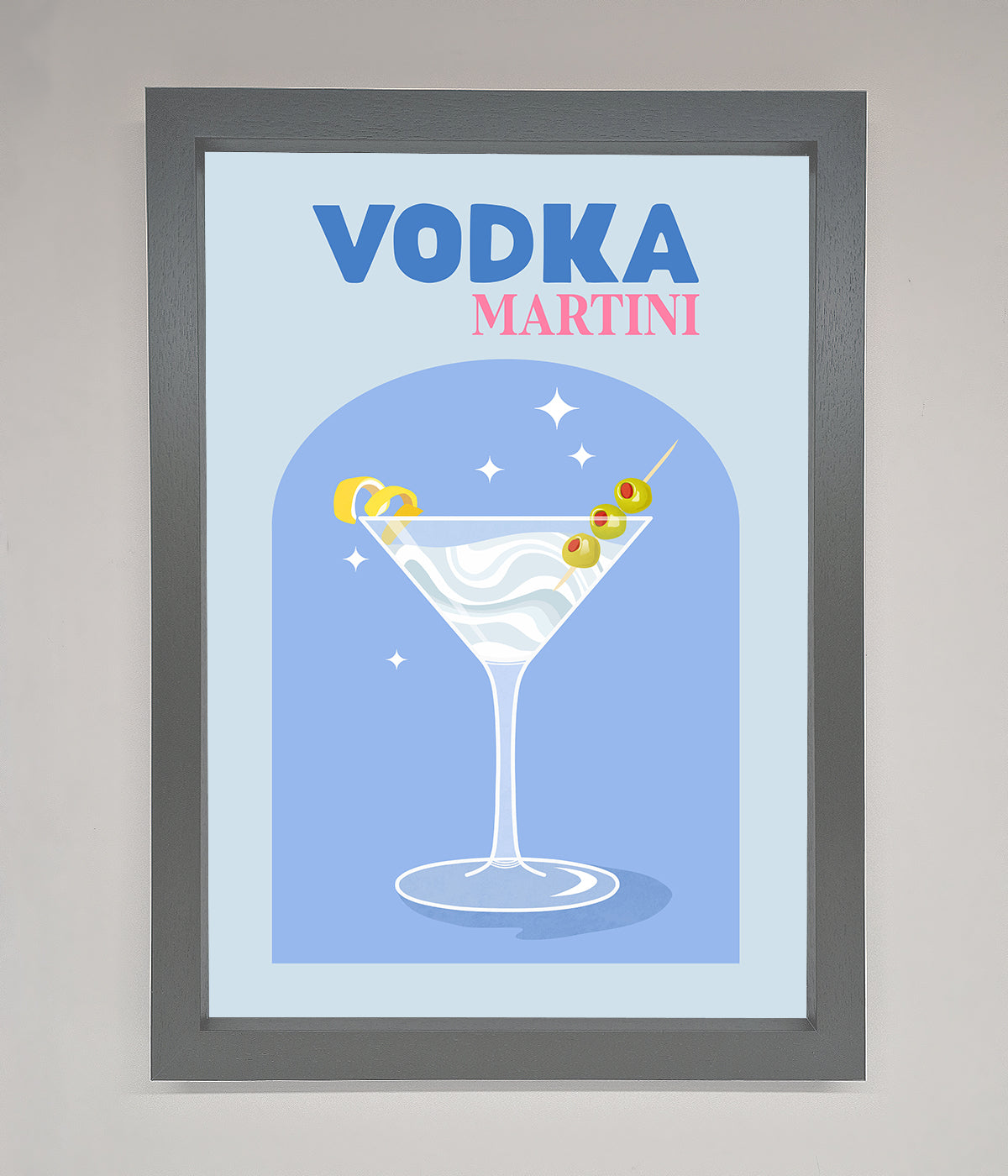 Vodka Martini Framed Wall Art print