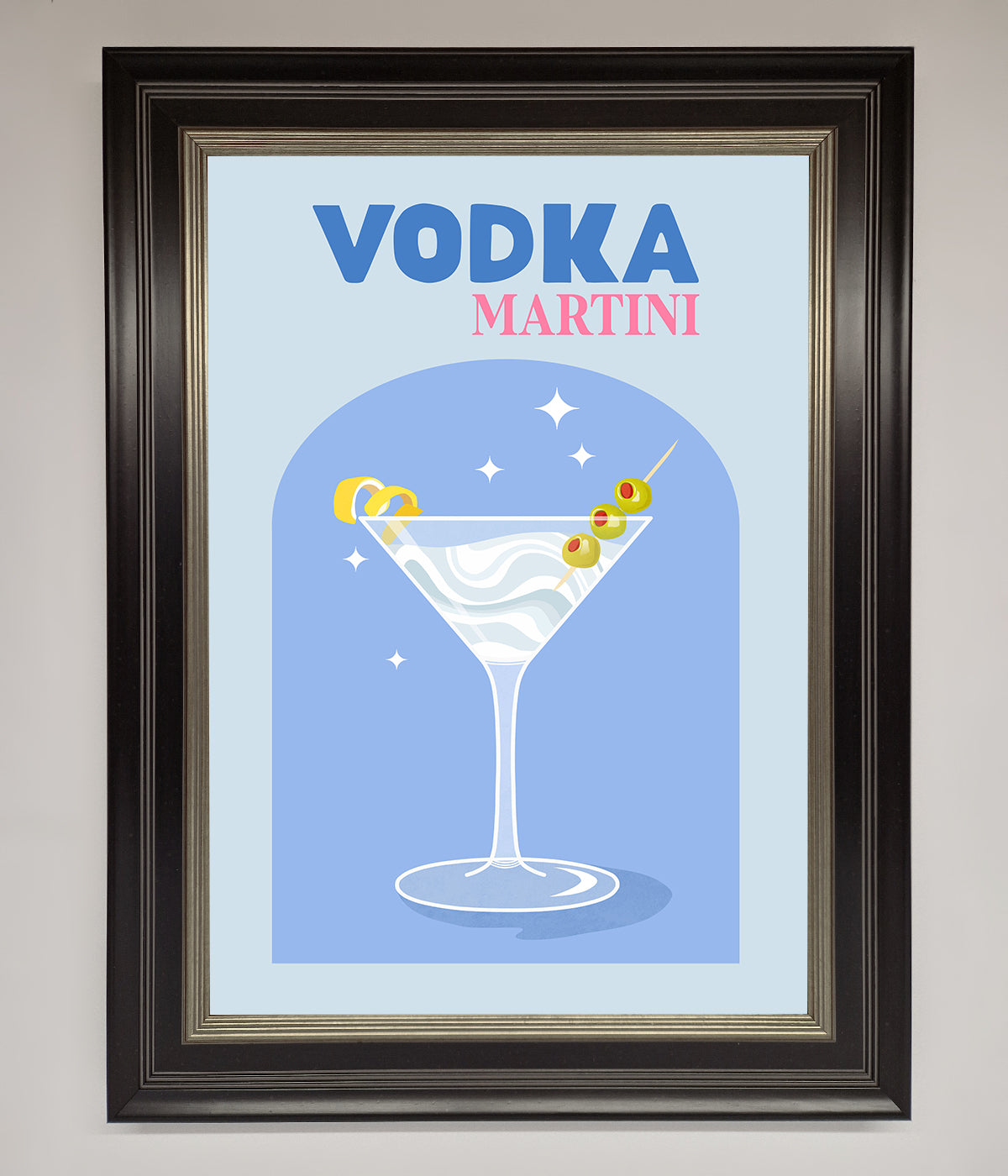 Vodka Martini Framed Wall Art print