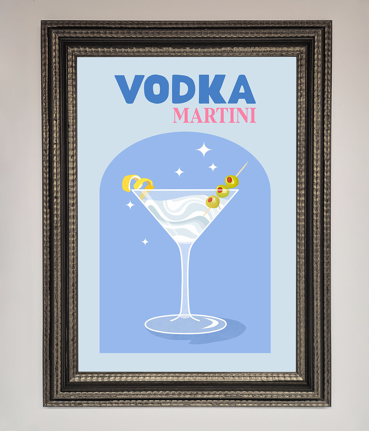 Vodka Martini Framed Wall Art print