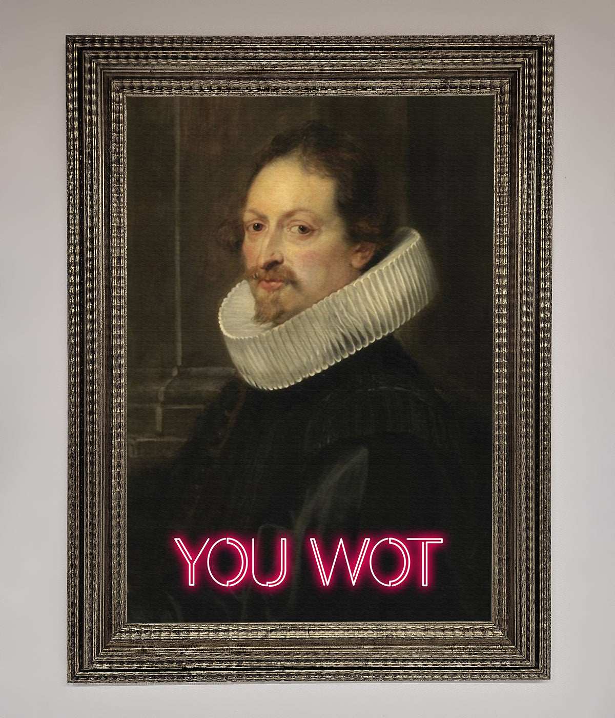 You Wot Renaissance Framed Poster print