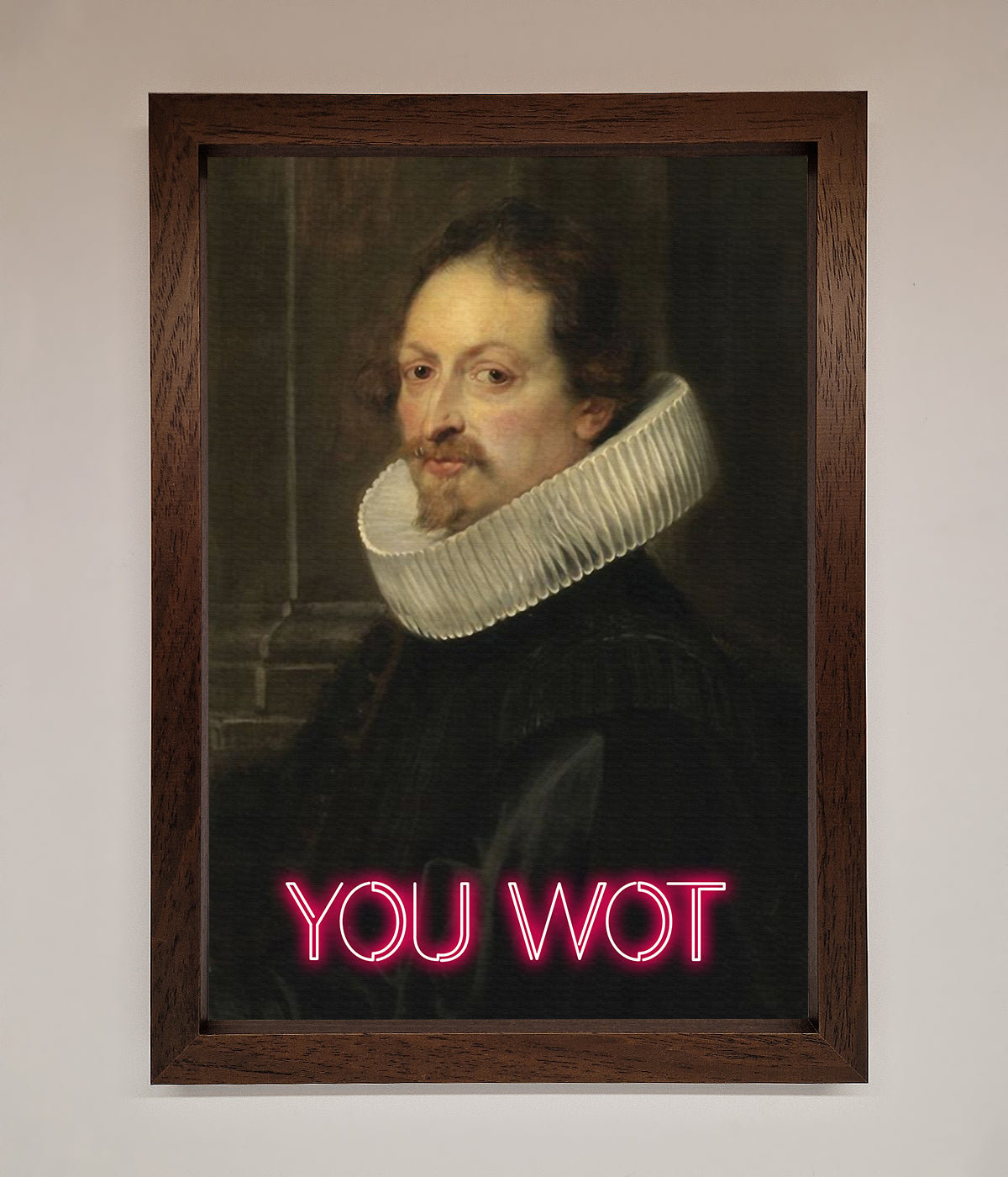 You Wot Renaissance Framed Poster print