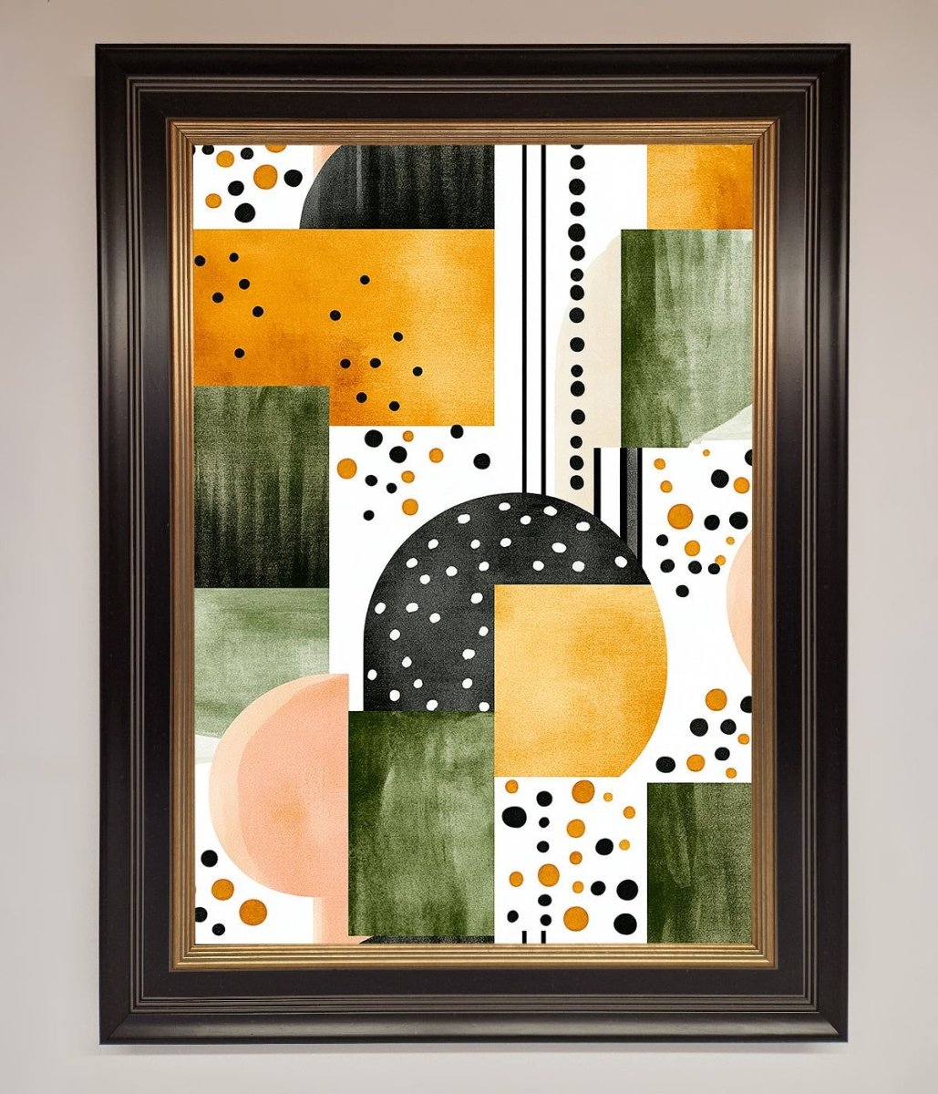 Abstract Shapes Colours Framed Wall Art - Zestio