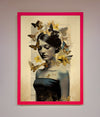Butterfly Book Woman Framed Poster - Zestio