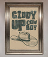 Giddy Up Framed Poster - Zestio