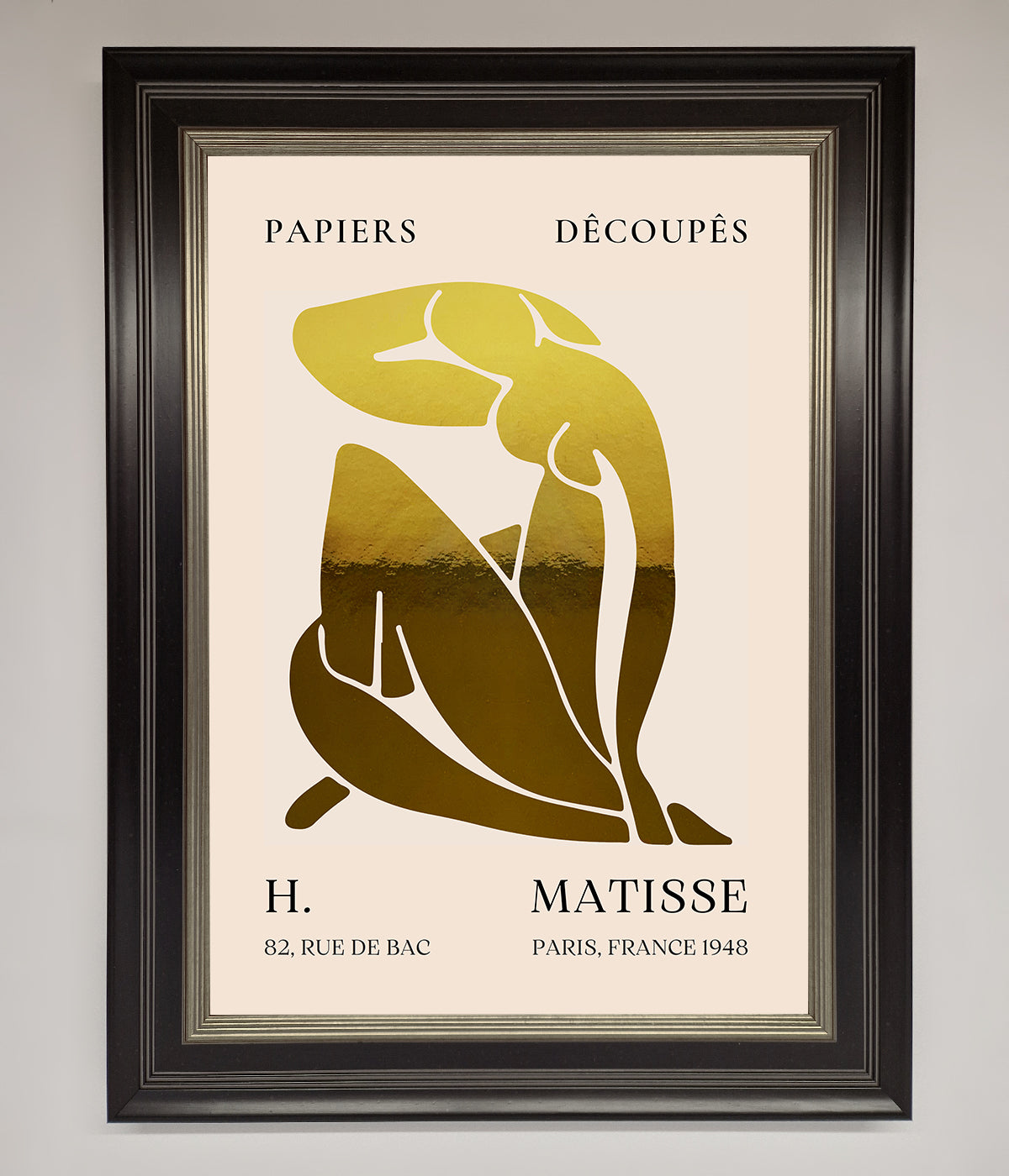 Henri Matisse Figure Foil Print print