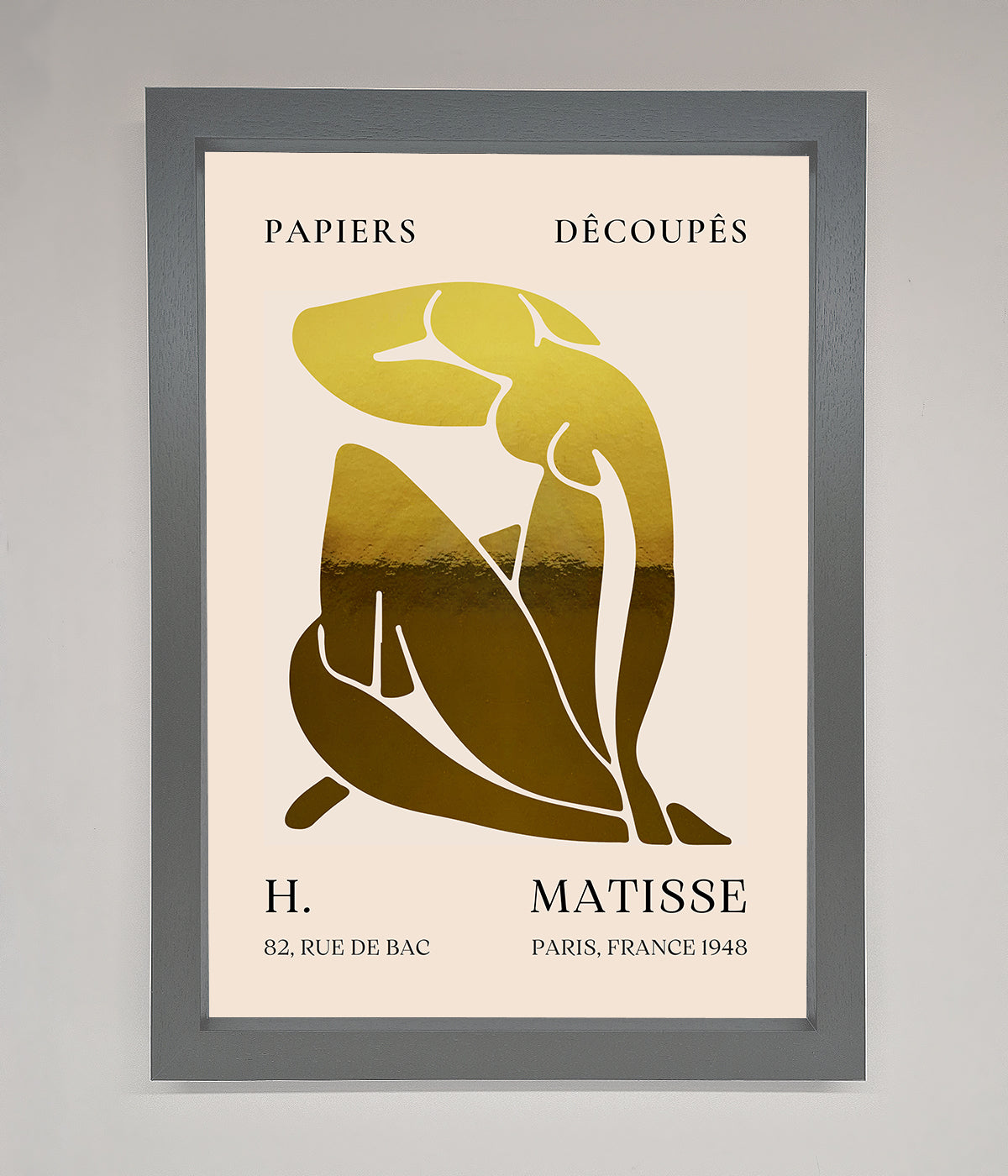 Henri Matisse Figure Foil Print print