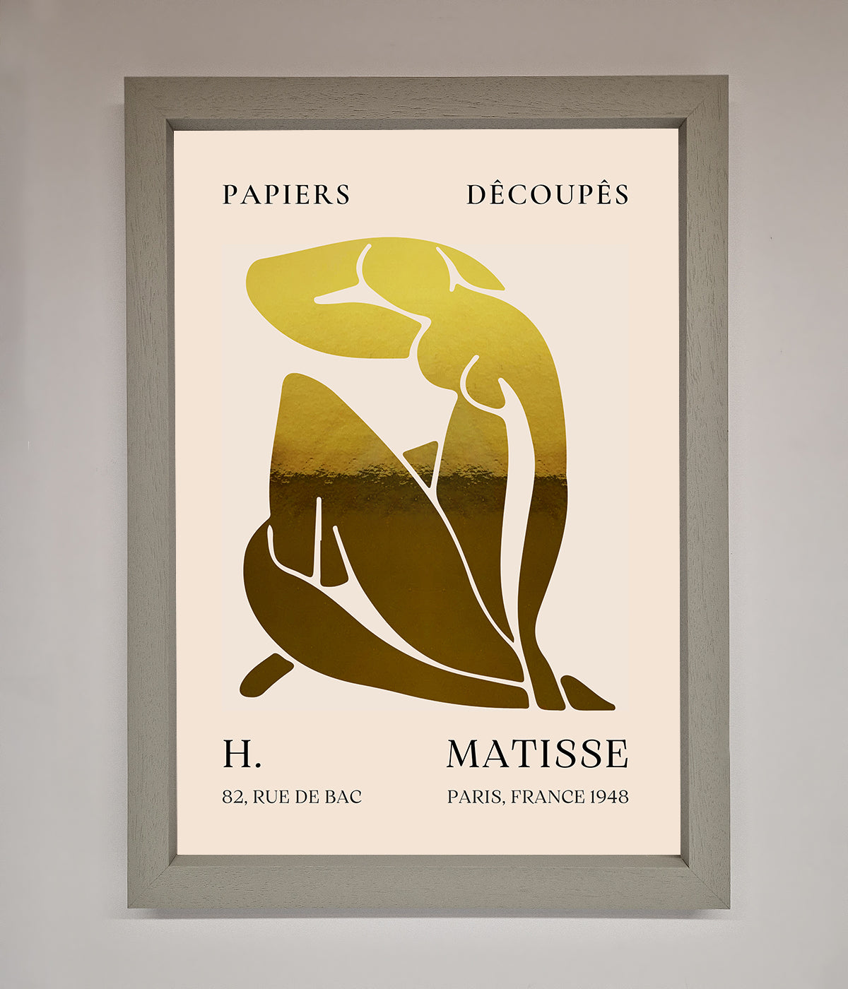 Henri Matisse Figure Foil Print print