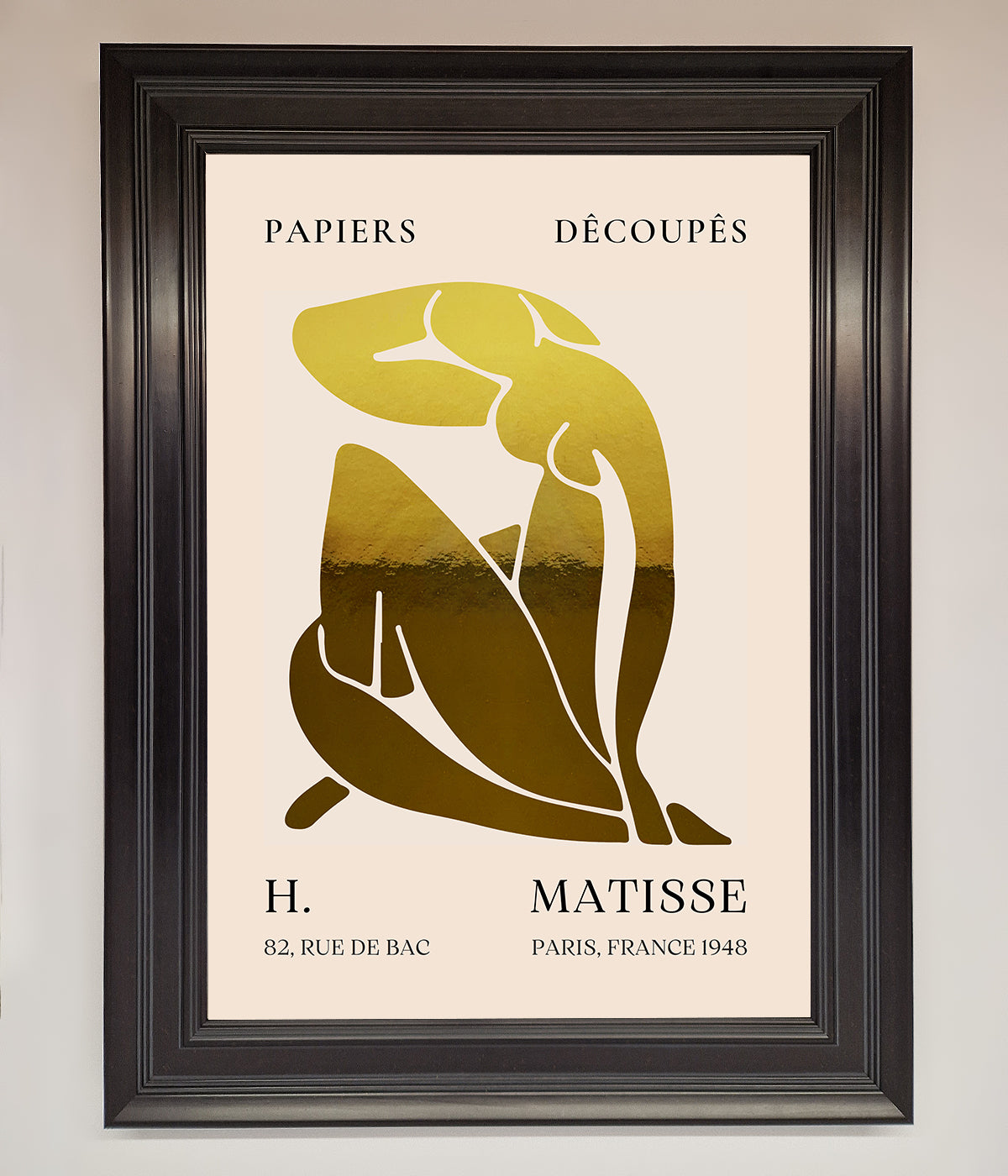 Henri Matisse Figure Foil Print print