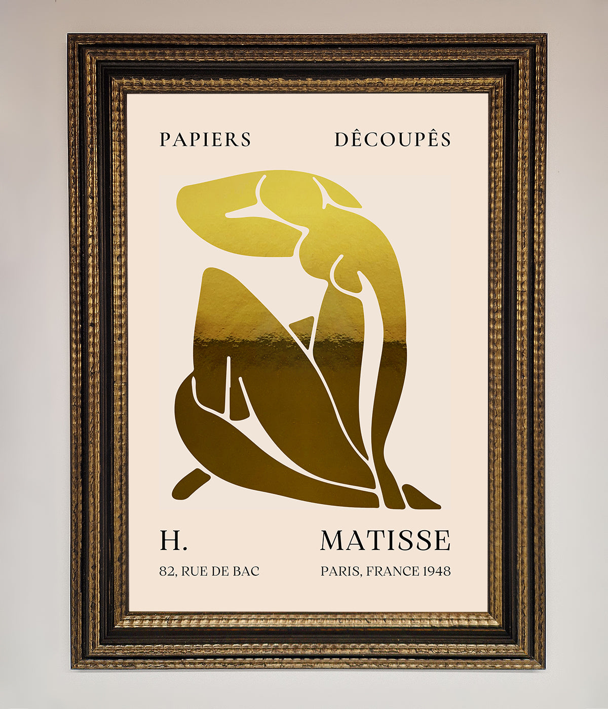 Henri Matisse Figure Foil Print print