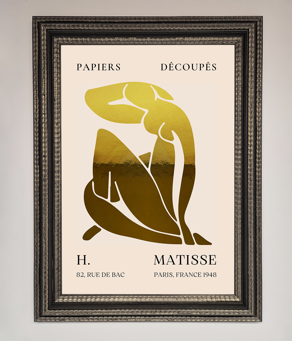 Henri Matisse Figure Foil Print print