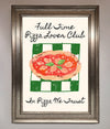 Pizza Lover Club Framed Wall Art - Zestio