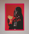 Vader French Fries Framed Poster - Zestio